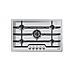 Piano Cottura 7600 032 a Gas 5 Fuochi Gas Colore Acciaio Inox - Foto miniatura 1