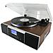 Giradischi PL900 Lettore / Masterizzatore CD Ingresso USB Radio FM colore Marrone - Foto miniatura 1