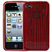 Phaser Series Custodia in silicone per Apple iPhone 4, Rosso - Foto miniatura 1