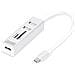 ASSMANN Electronic DA-70243 USB 2.0 Bianco lettore di schede - Foto miniatura 1