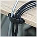 CO-02 organizer per cavi Scrivania Supporto per cavo Nero 10 pz - Foto miniatura 2