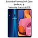 Custodia Tpu Silicone Lite Cover Soft-case Per Samsung Galaxy A20s A207 Pink - Foto miniatura 2