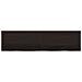 Piano Tavolo Marrone 200x50x (2-6) cm Rovere Massello Trattato - Foto miniatura 7