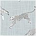 Set Di 2 Cuscini Arales Cotone 45 X 45 Cm Grigio Chiaro Trama Animale - Foto miniatura 5