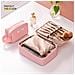 Borsa Cosmetica Portatile In Tessuto Oxford, Organizer Da Viaggio Per Il Trucco Pink - Foto miniatura 3