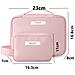 Borsa Cosmetica Portatile In Tessuto Oxford, Organizer Da Viaggio Per Il Trucco Pink - Foto miniatura 5