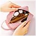 Borsa Cosmetica Portatile In Tessuto Oxford, Organizer Da Viaggio Per Il Trucco Pink - Foto miniatura 6
