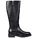 Crepe Look Longboot Stivaletti Pelle Scarpe Donna Nero Eu 38, Fw0fw07492 Bds - Foto miniatura 3
