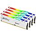 FURY Beast 64 GB 6000 MT /s DDR5 CL40 DIMM (Kit da 4 moduli) White RGB XMP - Foto miniatura 1
