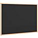 Lavagna Con Cornice In Legno Massello Di Pino Nero 80x55 Cm - Foto miniatura 2