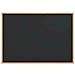 Lavagna Con Cornice In Legno Massello Di Pino Nero 80x55 Cm - Foto miniatura 3