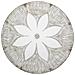 Vassoio Fiore 3 - Bianco - Poliresina - 35,5x35,5x4,4 Cm - Foto miniatura 2