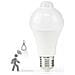 Lampadina Led E27 A60 4,9w 470lm 3000k Smerigliata Con Sensore Di Movimento, Bianco - Foto miniatura 4
