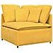 Modulo Angolare Divano Modulare con Cuscini Giallo Chiaro 100cm - Foto miniatura 1