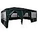 Tenda da Feste con 10 Pareti Verdi 6x4 m PE - Foto miniatura 1