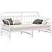 Struttura Daybed  con Letto estraibile Bianca 100x190 cm in Acciaio - Foto miniatura 1