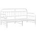 Struttura Daybed  con Letto estraibile Bianca 100x190 cm in Acciaio - Foto miniatura 3