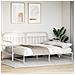 Struttura Daybed  con Letto estraibile Bianca 100x190 cm in Acciaio - Foto miniatura 5