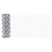 Recinzione a Maglie Metalliche con 7 Pali 0.8x10 m Acciaio Zincato - Foto miniatura 6