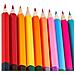Confezione Da 12 Matite Colorate Assortite Con Temperamatite, Multicolore - Foto miniatura 3