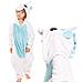 Pigiama Per Bambini Kigurumi Onesie Unicorno Blu 105-115 Cm - Foto miniatura 1