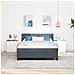 Letto Box Spring con Materasso Nero 100x200 cm in Velluto - Foto miniatura 5