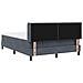 Letto Box Spring con Materasso Nero 100x200 cm in Velluto - Foto miniatura 9