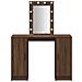 Toeletta  con luci LED Rovere Marrone 102x33x135 cm - Foto miniatura 5