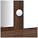 Toeletta  con luci LED Rovere Marrone 102x33x135 cm - Foto miniatura 8