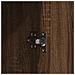 Toeletta  con luci LED Rovere Marrone 102x33x135 cm - Foto miniatura 9