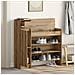 Mobiletto per Scarpe Rovere Artigianale 100.5x28x100 cm Legno Ingegnerizzato - Foto miniatura 4