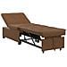 Divano Letto Marrone 67 x 194 x 38 cm - Foto miniatura 1