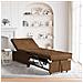 Divano Letto Marrone 67 x 194 x 38 cm - Foto miniatura 2