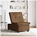 Divano Letto Marrone 67 x 194 x 38 cm - Foto miniatura 3
