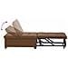Divano Letto Marrone 67 x 194 x 38 cm - Foto miniatura 9