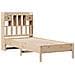 Letto Libreria senza Materasso 90x200 cm Legno Massello Pino - Foto miniatura 3