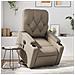 Poltrona Alzapersona Massaggio Elettrica Cappuccino Similpelle - Foto miniatura 2