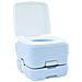 Toilette Portatile per Camping Azzurro chiaro e bianco - Foto miniatura 2