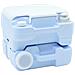 Toilette Portatile per Camping Azzurro chiaro e bianco - Foto miniatura 5