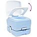 Toilette Portatile per Camping Azzurro chiaro e bianco - Foto miniatura 9