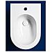 Bidet A Terra Serie Centrica Y9da 35x55 Filo Muro Monoforo Bianco Opaco - Foto miniatura 1
