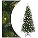 Albero di Natale artificiale con 300 LED Verde 180 cm PE e PVC - Foto miniatura 1