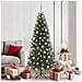 Albero di Natale artificiale con 300 LED Verde 180 cm PE e PVC - Foto miniatura 2