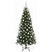 Albero di Natale artificiale con 300 LED Verde 180 cm PE e PVC - Foto miniatura 3
