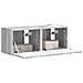 Mobile TV da parete 2 pcs Grigio Sonoma 60 x 31 x 29.5 cm - Foto miniatura 3