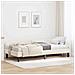 Struttura Letto Angolare con Materasso 2 pcs Crema Velluto - Foto miniatura 2