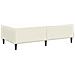 Struttura Letto Angolare con Materasso 2 pcs Crema Velluto - Foto miniatura 9