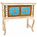 Baule Alto In Legno Multicolore 90x40x80 - Foto miniatura 1