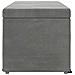 Pouf Grigio scuro Velluto e Legno Ingegnerizzato - Foto miniatura 5