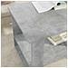 Tavolino da salotto Grigio cemento 72 x 50 x 50 cm - Foto miniatura 4
